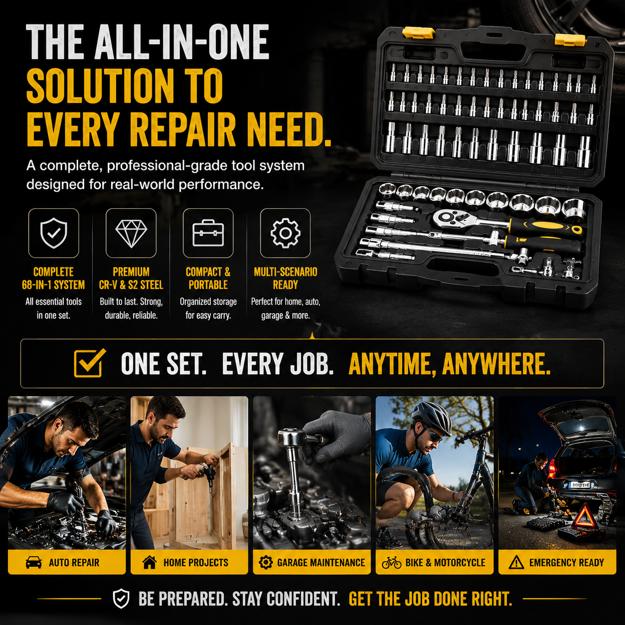 NOMAD CORE™ PRO 68-in-1 Precision Mechanic System