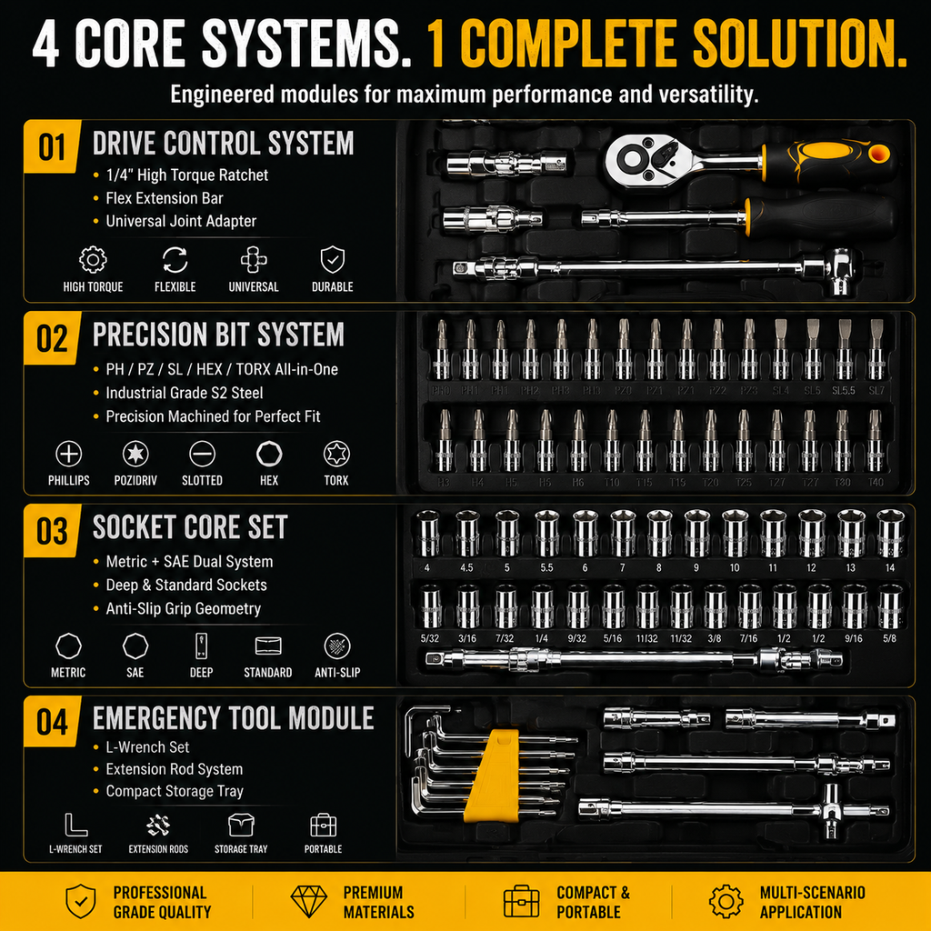 NOMAD CORE™ PRO 68-in-1 Precision Mechanic System