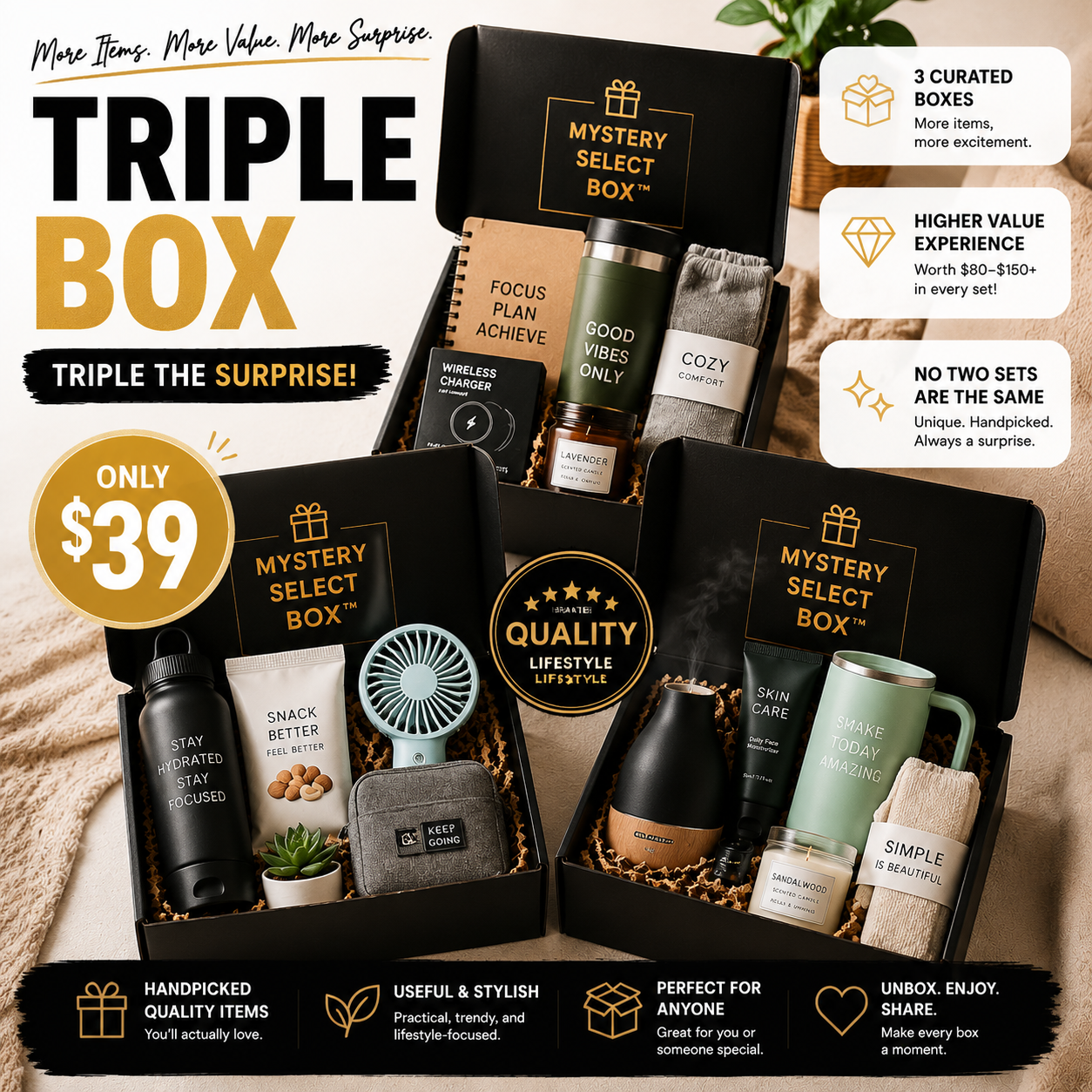 Mystery Select Box – Curated Lifestyle Edition