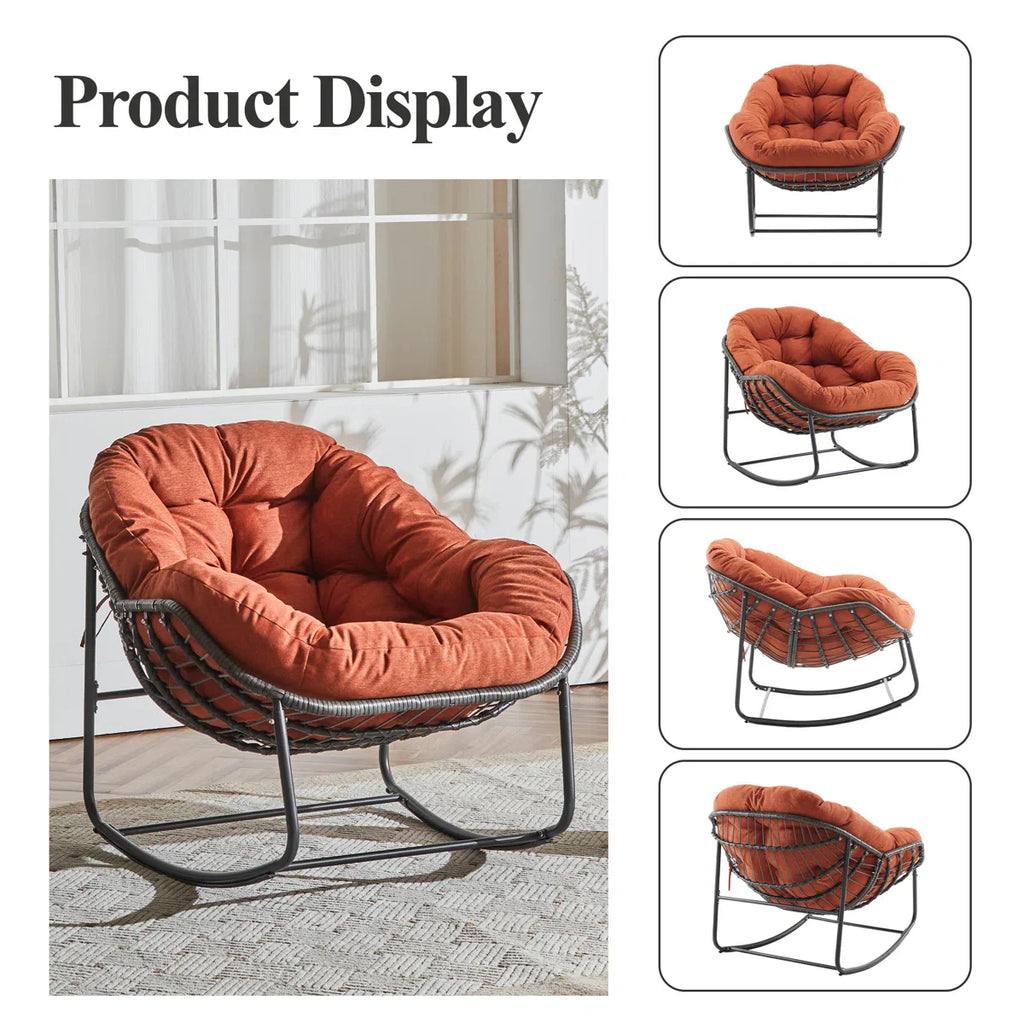 ZEZNTRO Wicker Outdoor Chair Set of 2 - Outdoor Use
