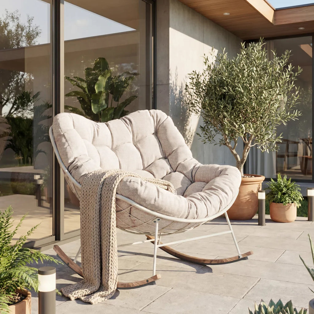 Powder Coated Steel Outdoor Chair