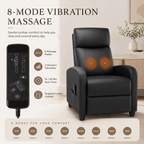 ZEZNTRO CALMREST Massage Recliner Chair - Reclined Position