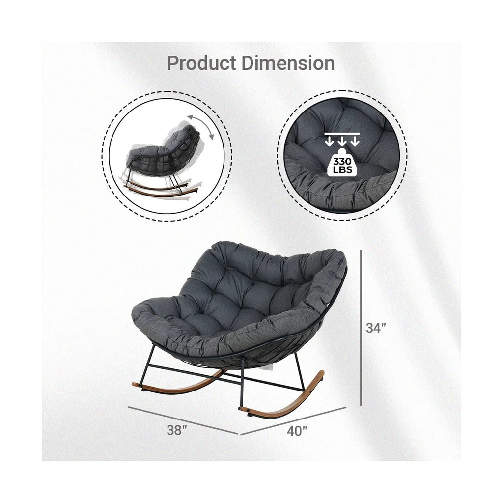 Powder Coated Steel Outdoor Chair