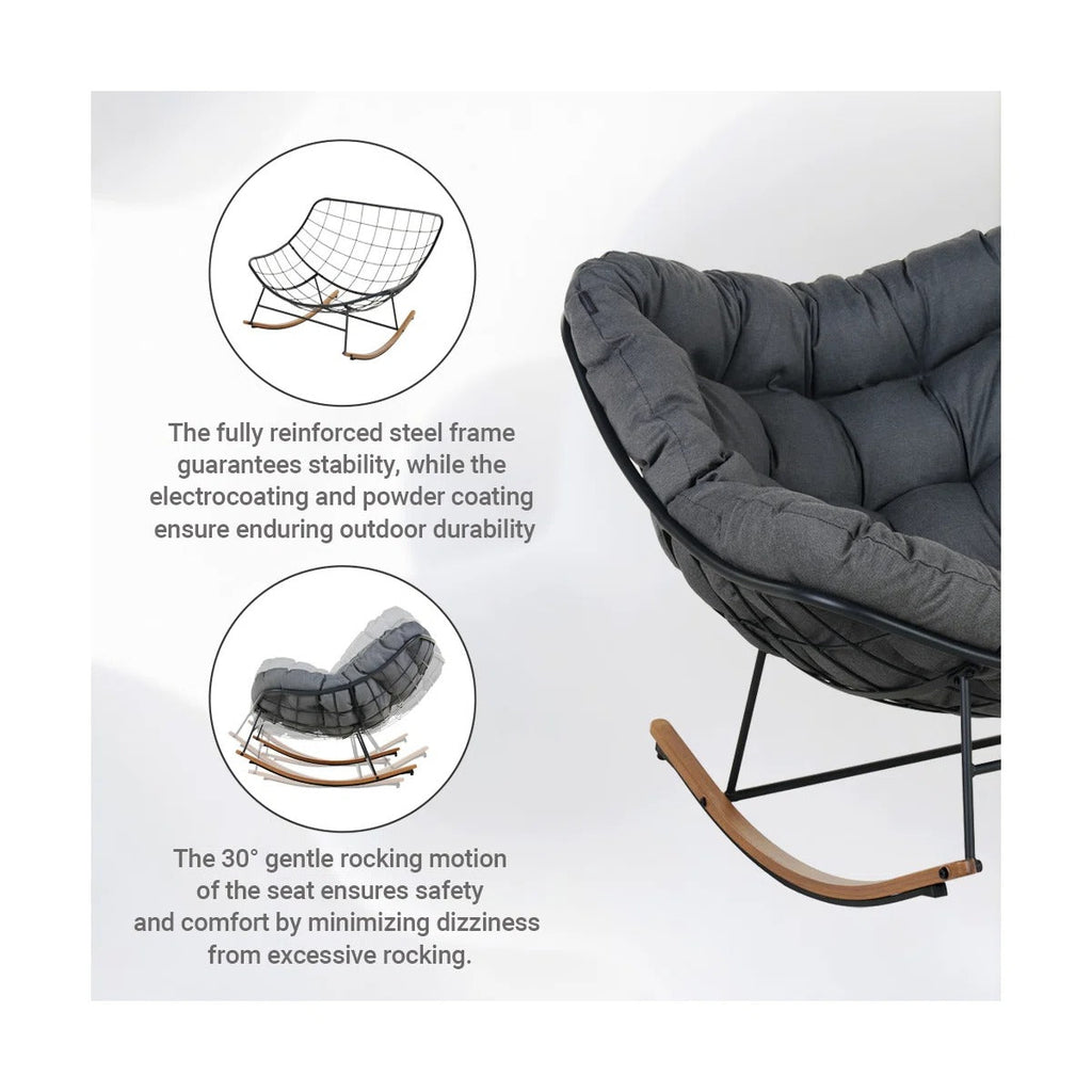 Powder Coated Steel Outdoor Chair