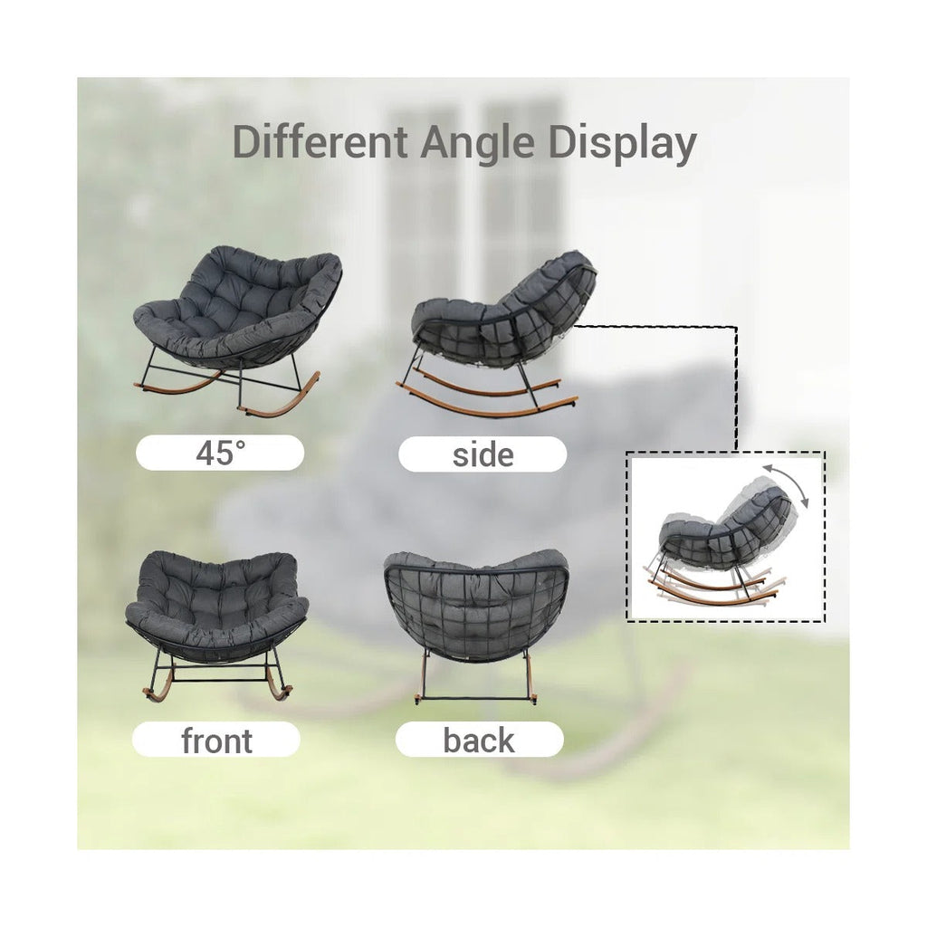 Powder Coated Steel Outdoor Chair
