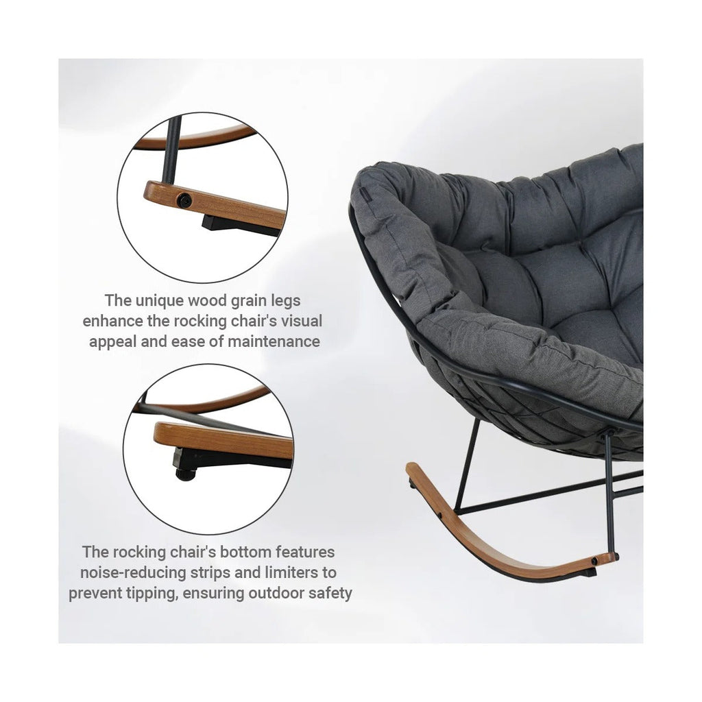 Powder Coated Steel Outdoor Chair